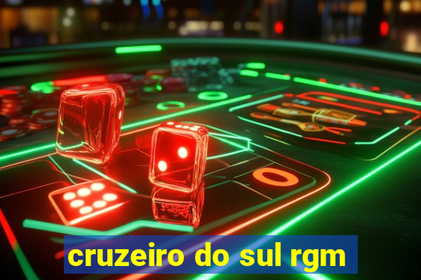 cruzeiro do sul rgm